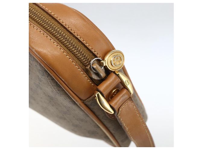 Gucci Borsa a Spalla Micro GG Supreme PVC Beige Oro 007 113 0095 Auth ka1300 D'oro - vista 10