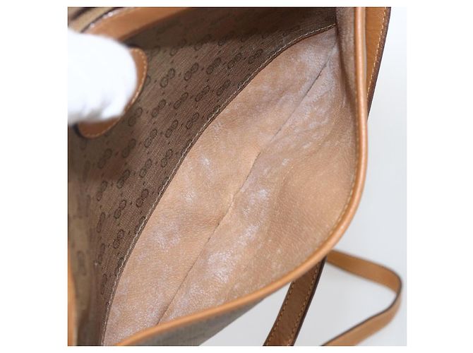Gucci Borsa a Spalla Micro GG Supreme PVC Beige Oro 007 113 0095 Auth ka1300 D'oro - vista 22