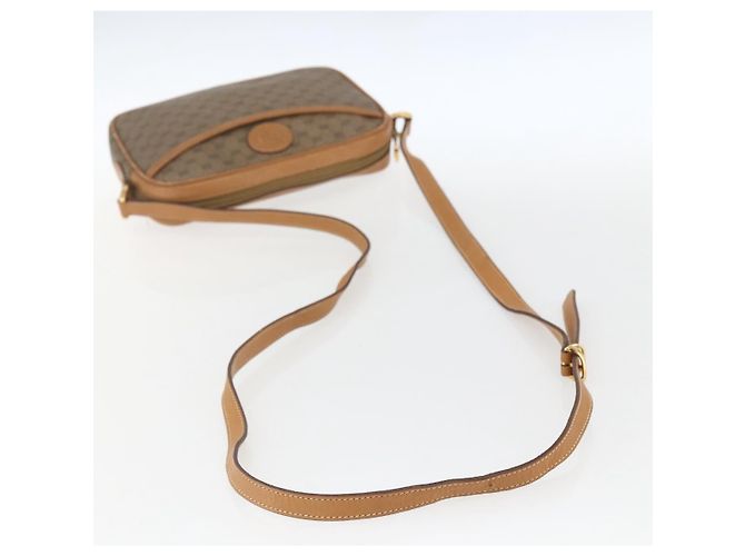 Gucci Borsa a Spalla Micro GG Supreme PVC Beige Oro 007 113 0095 Auth ka1300 D'oro - vista 7