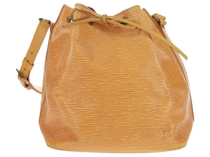 Noe LOUIS VUITTON Borsa a Spalla Petit Noé Epi Gialla M44109 LV Auth BA9123 Giallo - vista 13