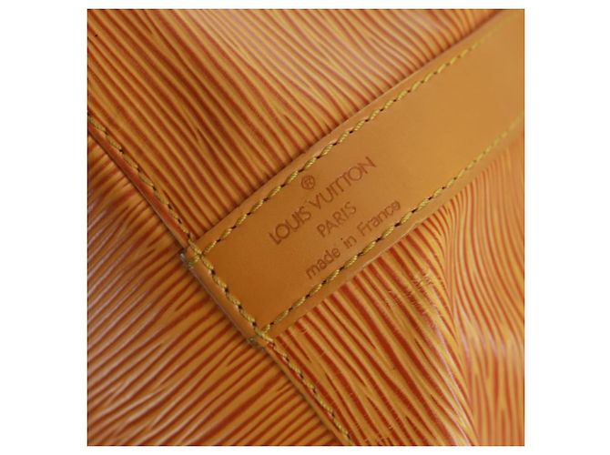 Noe LOUIS VUITTON Borsa a Spalla Petit Noé Epi Gialla M44109 LV Auth BA9123 Giallo - vista 19