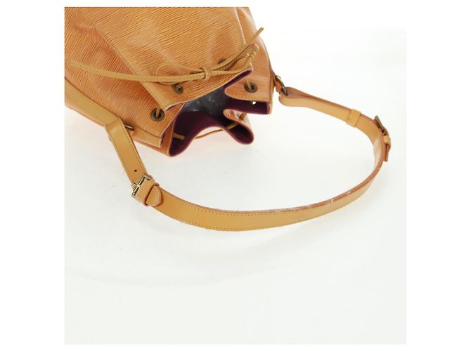 Noe LOUIS VUITTON Borsa a Spalla Petit Noé Epi Gialla M44109 LV Auth BA9123 Giallo - vista 7