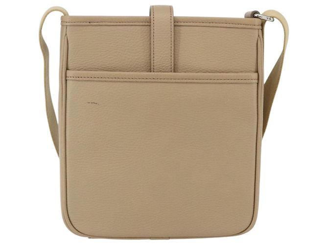 Burberry Borsa a Spalla in Pelle Beige Argento Auth am10199V - vista 2