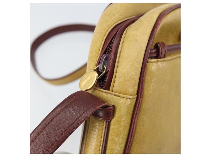 CARTIER Borsa a Spalla Must Line Pelle Oro Giallo Auth BA9382 D'oro - vista 11