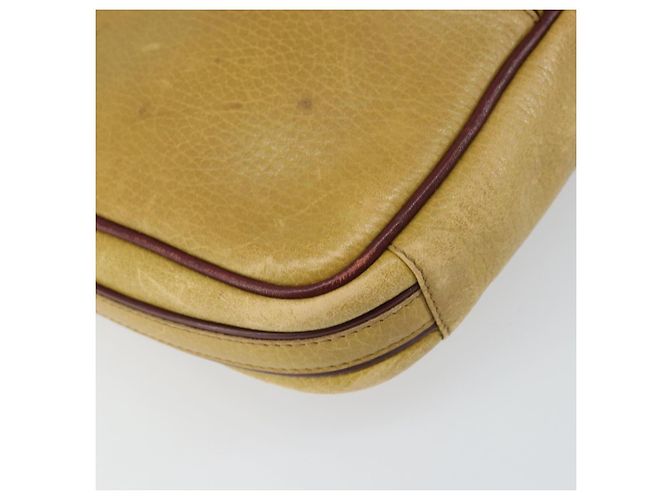 CARTIER Borsa a Spalla Must Line Pelle Oro Giallo Auth BA9382 D'oro - vista 14