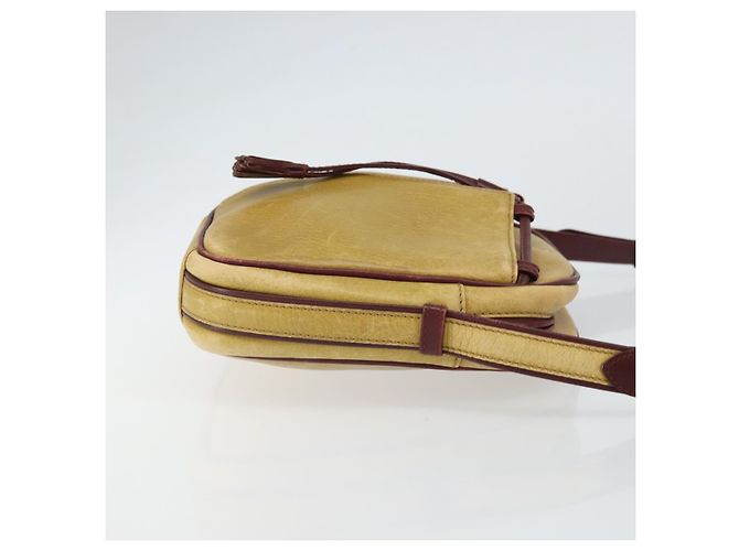 CARTIER Borsa a Spalla Must Line Pelle Oro Giallo Auth BA9382 D'oro - vista 3