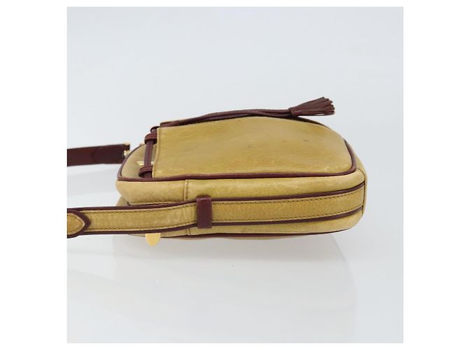 CARTIER Borsa a Spalla Must Line Pelle Oro Giallo Auth BA9382 D'oro - vista 4