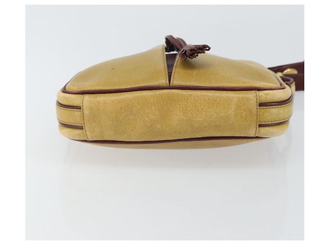 CARTIER Borsa a Spalla Must Line Pelle Oro Giallo Auth BA9382 D'oro - vista 5