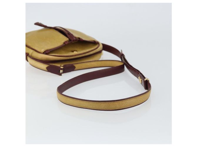 CARTIER Borsa a Spalla Must Line Pelle Oro Giallo Auth BA9382 D'oro - vista 7