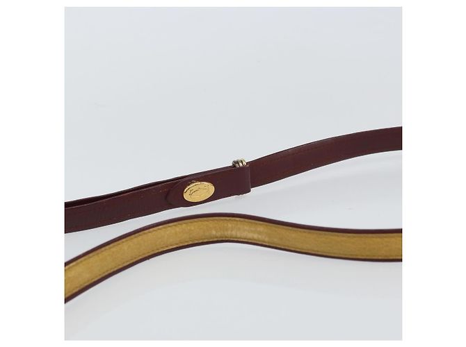 CARTIER Borsa a Spalla Must Line Pelle Oro Giallo Auth BA9382 D'oro - vista 8