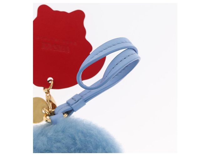 CHARME in pelliccia shearling morbida Medusa VERSACE Blu Auth BA9260V - vista 8