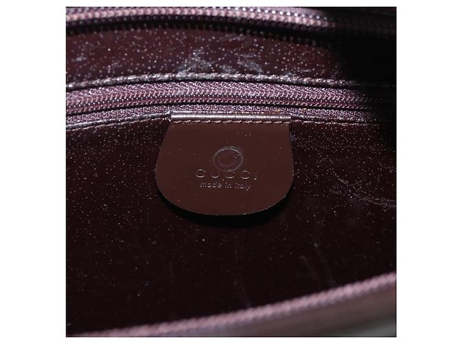 Gucci Borsa a Spalla in Pelle Marrone Auth 160297 - vista 18