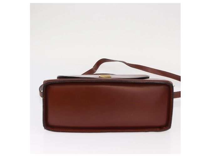 BALLY Borsa a Mano in Pelle 2 in 1 Marrone Oro Auth 159141 D'oro - vista 5