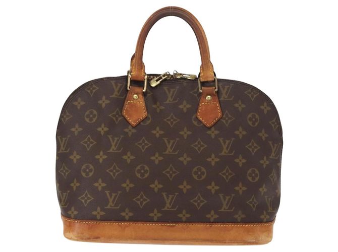 LOUIS VUITTON Borsa a Mano Monogram Alma M51130 LV Auth BA9326 Monogramma - vista 2