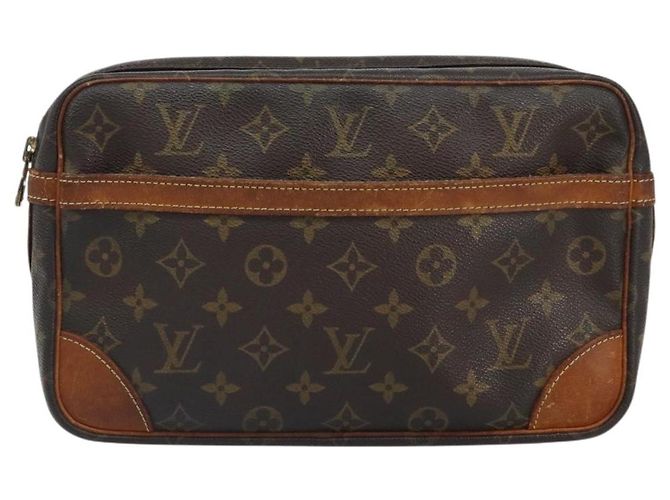 LOUIS VUITTON Monogram Compiegne 28 Clutch Bag M51845 LV Auth BA9307 - view 13