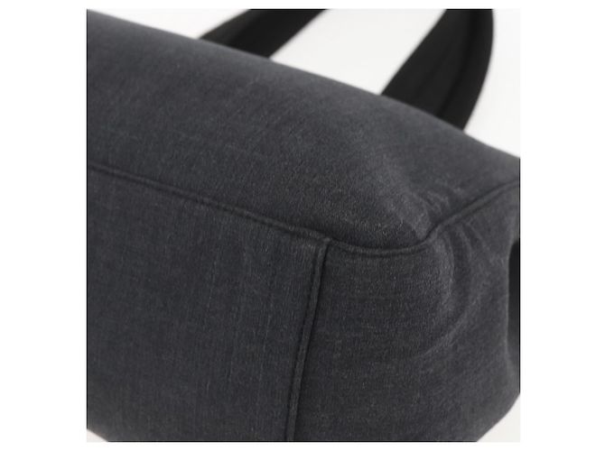 PRADA Sports Backpack Canvas Black Silver Auth 160521 Silvery - view 15