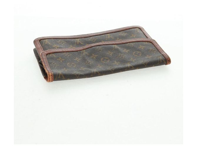 LOUIS VUITTON Pochette Dam GM Monogram Borsa Clutch 2 Set M51810 LV Auth ka1361 Monogramma - vista 14