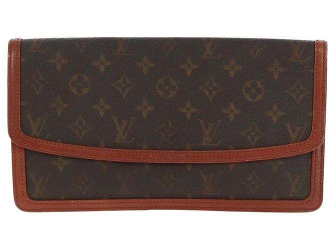 LOUIS VUITTON Pochette Dam GM Monogram Borsa Clutch 2 Set M51810 LV Auth ka1361 Monogramma - vista 2