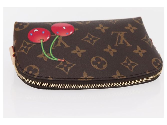 LOUIS VUITTON Monogramm Kirsche Kosmetiktäschchen PM M13766 LV Auth BA9228SM - Ansicht 5