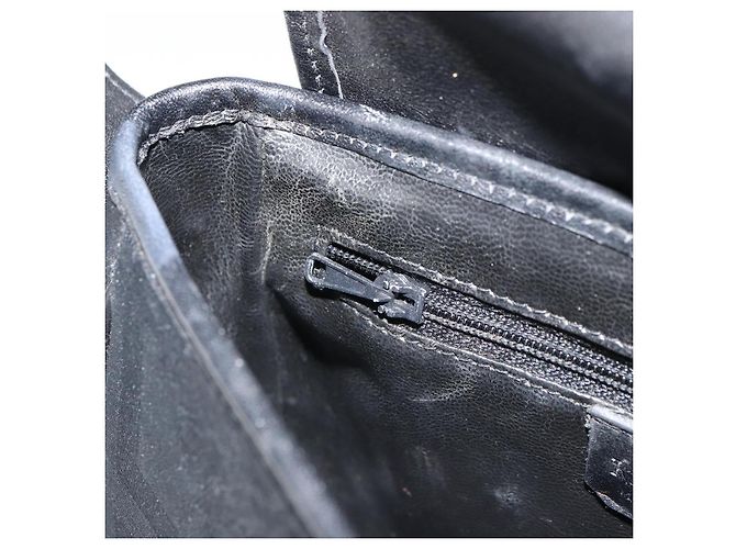 Autre Marque Borsa a mano in pelle e tela Nova Check di Burberrys Nero Oro Auth gh1496 D'oro - vista 20