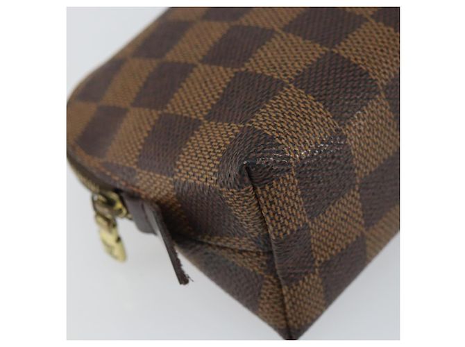 LOUIS VUITTON Kosmetiktäschchen PM Damier Ebene N47516 Authentisch LV BA9448 - Ansicht 14