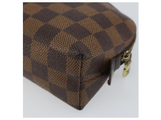 LOUIS VUITTON Kosmetiktäschchen PM Damier Ebene N47516 Authentisch LV BA9448 - Ansicht 15