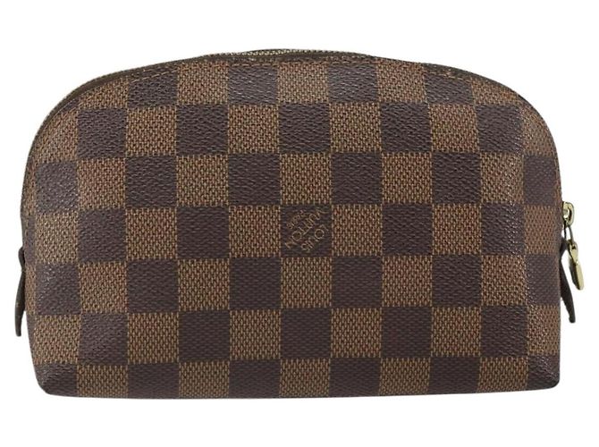 LOUIS VUITTON Kosmetiktäschchen PM Damier Ebene N47516 Authentisch LV BA9448 - Ansicht 2
