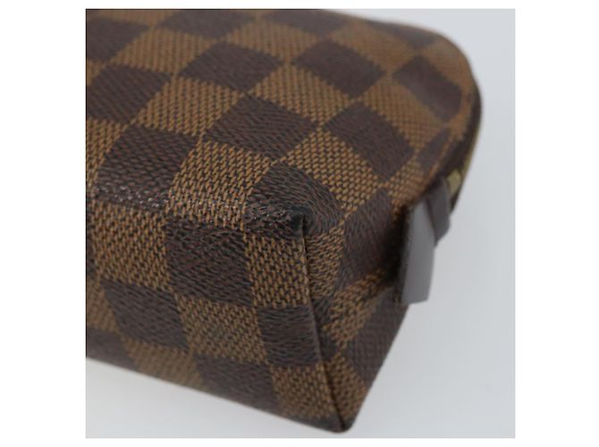 LOUIS VUITTON Kosmetiktäschchen PM Damier Ebene N47516 Authentisch LV BA9448 - Ansicht 7