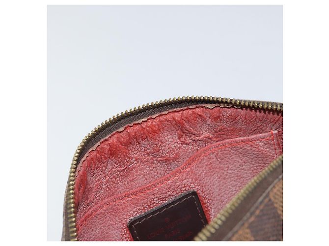 LOUIS VUITTON Kosmetiktäschchen PM Damier Ebene N47516 Authentisch LV BA9448 - Ansicht 9