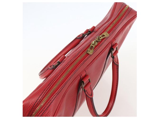 LOUIS VUITTON Epi Porta Documenti da Viaggio Borsa Business Rossa M54477 LV Auth 159411 Rosso - vista 6