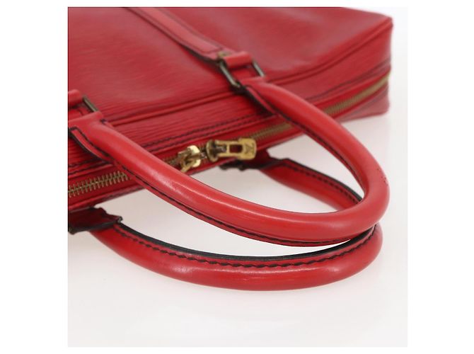 LOUIS VUITTON Epi Porta Documenti da Viaggio Borsa Business Rossa M54477 LV Auth 159411 Rosso - vista 7