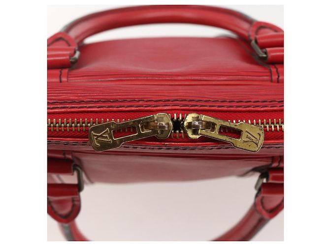 LOUIS VUITTON Epi Porta Documenti da Viaggio Borsa Business Rossa M54477 LV Auth 159411 Rosso - vista 9