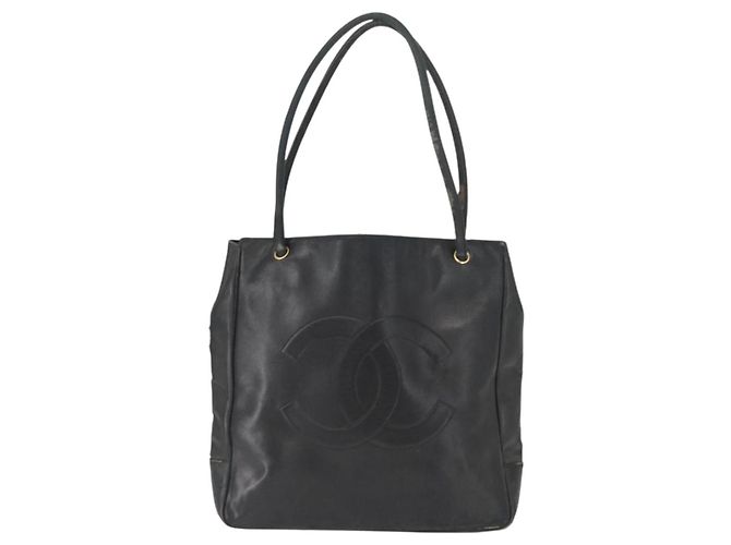 Borsa a Spalla CHANEL in Pelle di Agnello Nera Oro CC Auth BA9188 Nero D'oro - vista 13