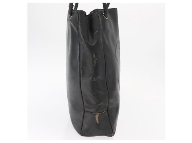 Borsa a Spalla CHANEL in Pelle di Agnello Nera Oro CC Auth BA9188 Nero D'oro - vista 4