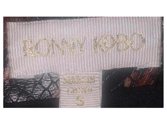 Autre Marque Falda Ronny Kobo con Estampado Animal Marrón claro - vista 2