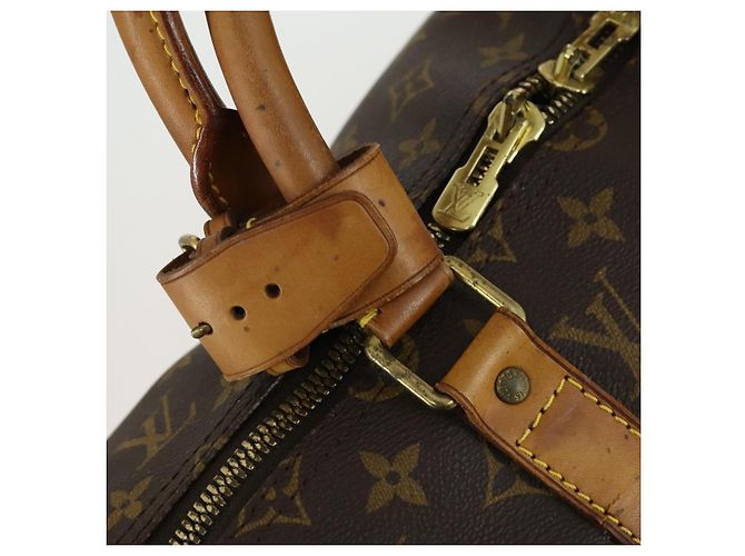 LOUIS VUITTON Borsa Boston Monogram Keepall 50 M41426 LV Auth 156594 Monogramma - vista 20