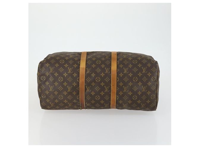 LOUIS VUITTON Borsa Boston Monogram Keepall 50 M41426 LV Auth 156594 Monogramma - vista 5