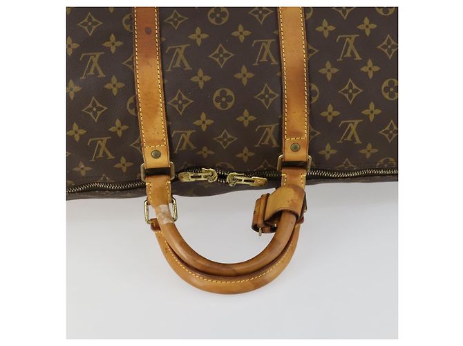 LOUIS VUITTON Borsa Boston Monogram Keepall 50 M41426 LV Auth 156594 Monogramma - vista 7