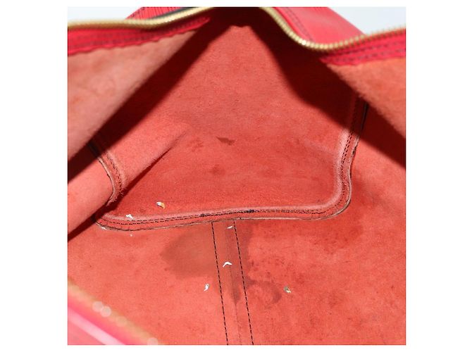 LOUIS VUITTON Epi Keepall 45 Borsa Boston Rossa M42977 LV Auth BA8834 Rosso - vista 11