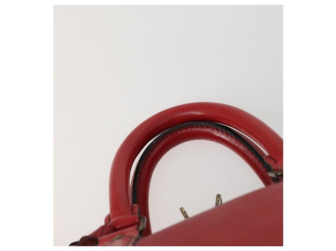 LOUIS VUITTON Epi Keepall 45 Borsa Boston Rossa M42977 LV Auth BA8834 Rosso - vista 14