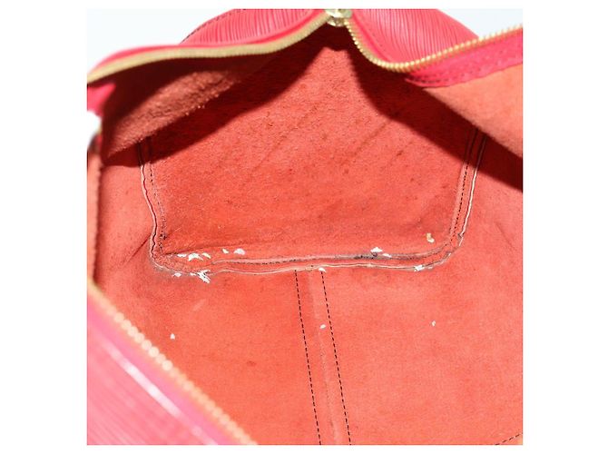 LOUIS VUITTON Epi Keepall 45 Borsa Boston Rossa M42977 LV Auth BA8834 Rosso - vista 21