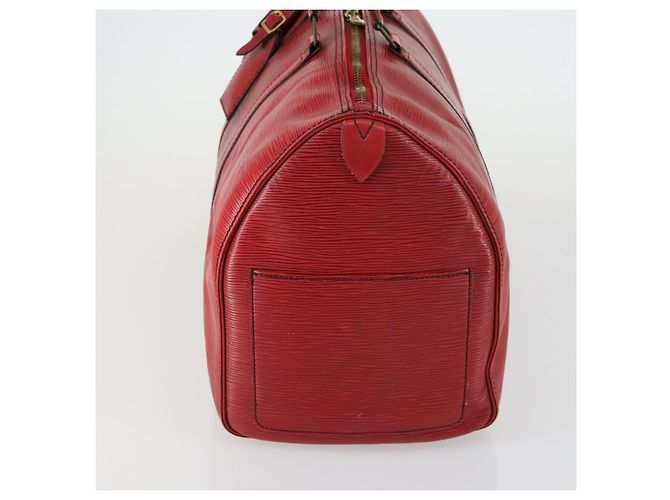LOUIS VUITTON Epi Keepall 45 Borsa Boston Rossa M42977 LV Auth BA8834 Rosso - vista 3