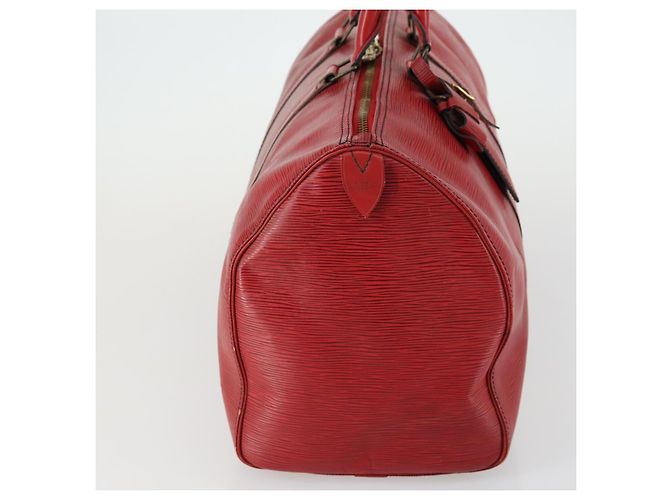 LOUIS VUITTON Epi Keepall 45 Borsa Boston Rossa M42977 LV Auth BA8834 Rosso - vista 4