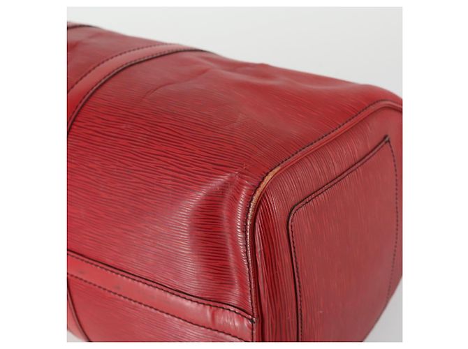 LOUIS VUITTON Epi Keepall 45 Borsa Boston Rossa M42977 LV Auth BA8834 Rosso - vista 8