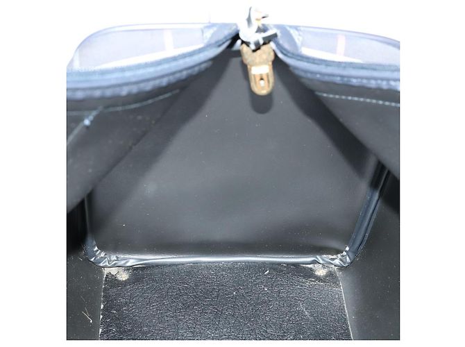 Autre Marque Borsa Boston in tela Nova Check Burberrys blu navy oro Auth 156890 D'oro - vista 18