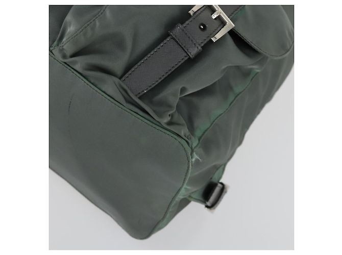 PRADA Rucksack aus Nylon grün silber authentisch 157248 - Ansicht 16