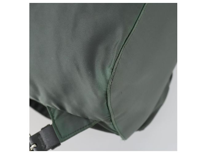 PRADA Rucksack aus Nylon grün silber authentisch 157248 - Ansicht 19