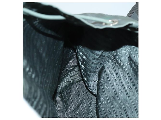 PRADA Rucksack aus Nylon grün silber authentisch 157248 - Ansicht 24