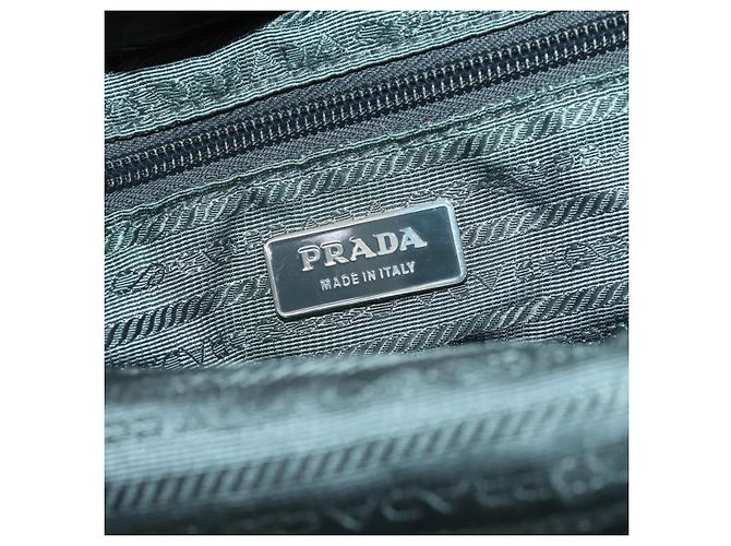 PRADA Rucksack aus Nylon grün silber authentisch 157248 - Ansicht 26