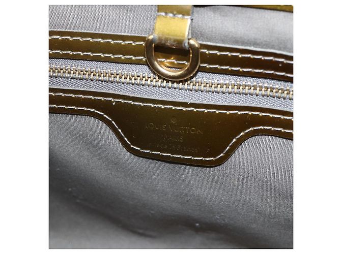 LOUIS VUITTON Borsa Wilshire PM Monogram Vernis Grigio Art Deco M91627 Auth 160424 - vista 10